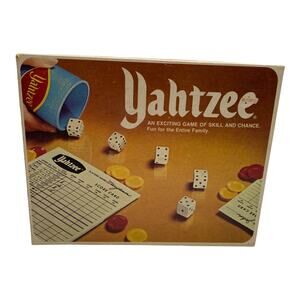 Vintage 1978 Milton Bradley Yahtzee Game Complete with Scorecard EUC